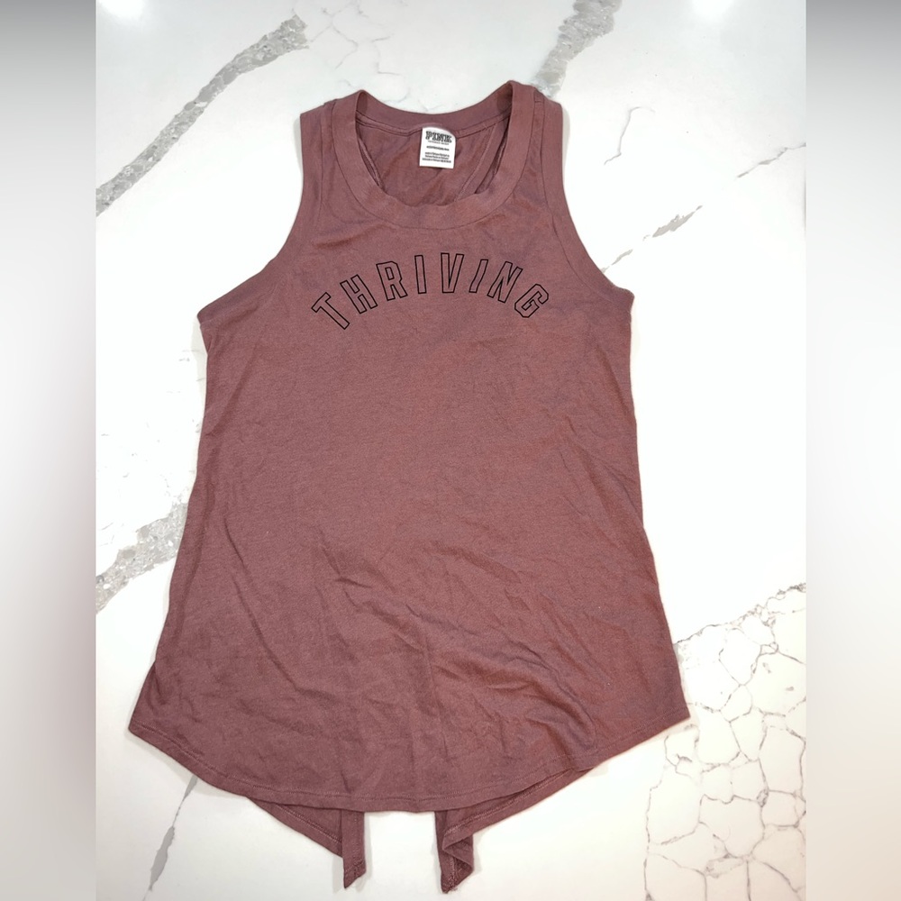2 Victoria’s Secret Pink Items - Tank Top & Sweatshirt XS